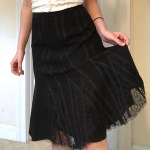 Elie Tahari Designer Lace Skirt